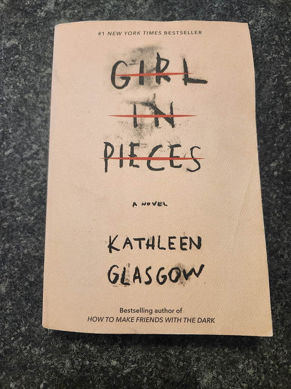 Girl in Pieces Young Adult Paperback Novel By Kathleen Glasgow